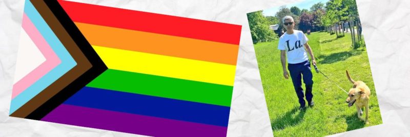 The Progress Pride flag & Sadiq Khan (and Luna 🐶)