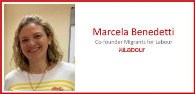 Marcela Benedetti, migrants for Labour