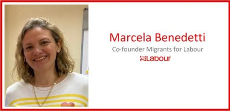 Marcela Benedetti, migrants for Labour