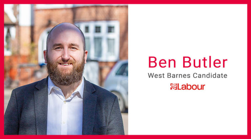 Ben Butler, candidate for West Barnes