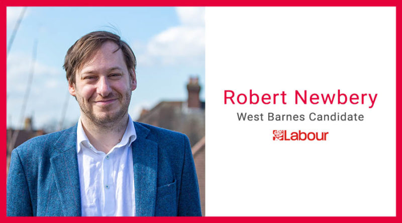 Rob Newbury, candidate for West Barnes