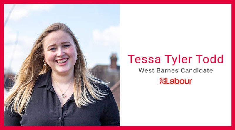Tessa, Candidate for West Barnes