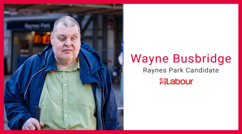 Wayne, Candidate in Raynes Park