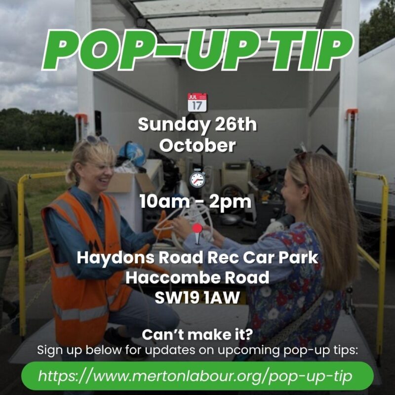 Haydons Rd Pop Up